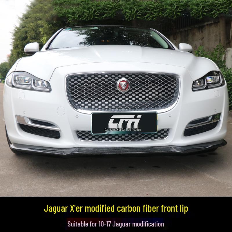Carbon Fiber Front Lip Spoiler for 2017-2019 Jaguar XJL