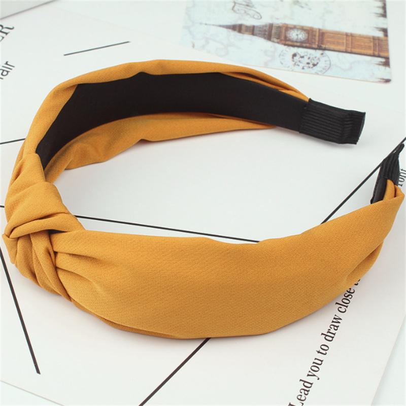 Fashion Solid Fabric Headbands For Women Hair Bands Hoop Girl Headwear Washing Clips Cute Basic Hairbands Hair Accessories