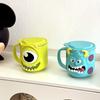 Disney Tasse Edelstahl Innen herausnehmbar Wasserbecher Verbrühschutz und Auslaufsicher Milchkaffeebecher mit Skala Tragbar Wiederverwendbare Tasse