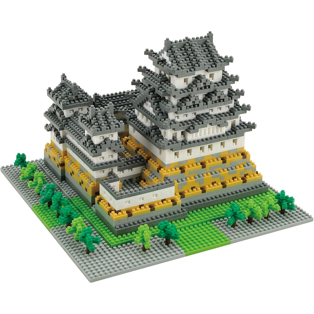 Kawada Nano Block Himeji Castle Building Set 400 Pieces Educational Toy