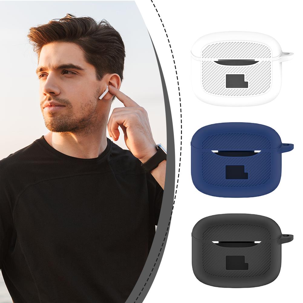 For JBL Tune Buds 2 Silicone Protective Case Waterproof Sweat Proof 360 ° All-round Anti Drop And Shockproof Accessories