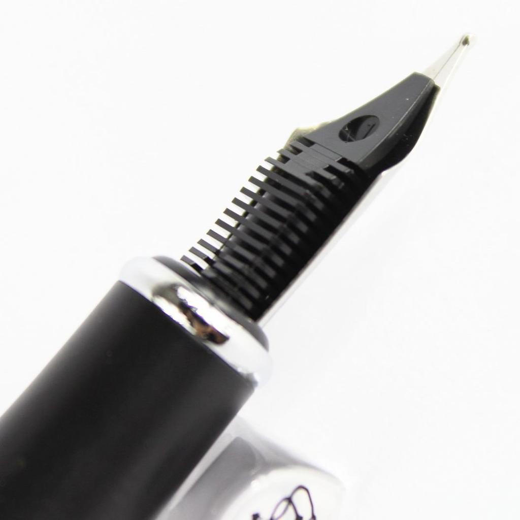 Gullor Silver and Golden Advanced Fountain Pen Jinhao Broad 18KGP Medium Nib 750,