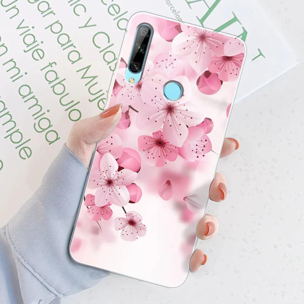 For Huawei Honor 9X Case Honor 9X STK-LX1 6.59" Watercolor Marble Transparent Cases For Honor9X Cover Honor 9 X Silicone Bumper