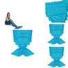 Mermaid Tail Throw Blanket With Acrylic Material For Kids And Adults Perfect For Spring And Fall