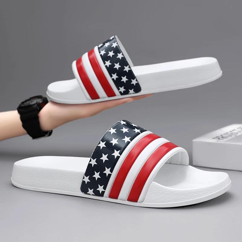 

Men s American Flag Home Slippers Luxury Cloud Slipper Flip Flop Summer Shoes 2025 Comfortable Original Design for Men 48