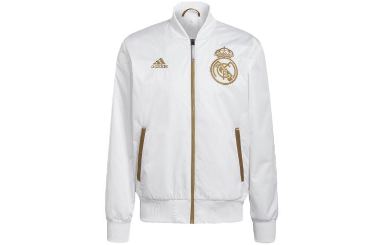 Adidas Real Madrid C.F Jackets Men s White Baseball Collar Moderate Other HA2530 M