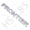 ABS 3D Emblem Frontier Letters Side Logo Rear Trunk Badge Tailgate Sticker Decals For  Car Styling Exterior Accessories