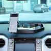 ABS Black Car Dashboard Phone Holder Storage Box Phone Holder Tray For Toyota Tundra 2014-2026 Car Accessories