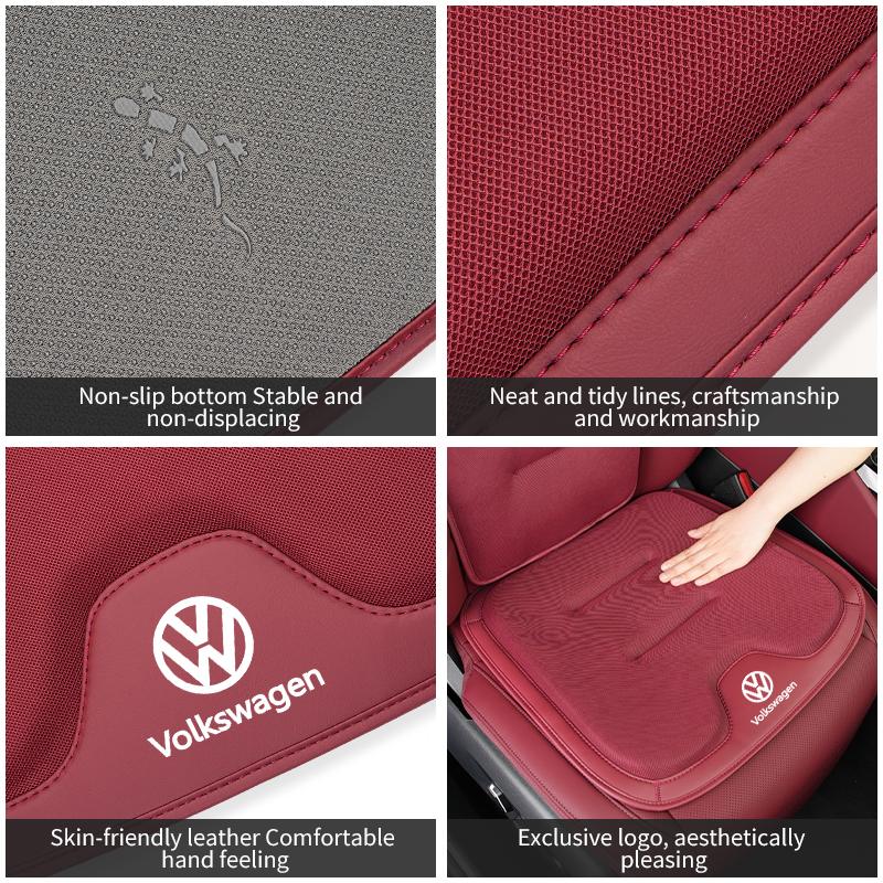 Cup Holders Car Seat Cooling Cushion Driver Booster Pads Mesh Breathable Seat Cover For Volkswagen VW Golf 4 6 7 GTI Tiguan PassSZ7
