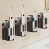 Electric Toothbrush and Mouthwash Cup Holder - Wall-Mounted Bathroom Storage Rack.