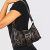 Retro Maillard-Style Pleated Shoulder Bag - Hot Girl Wasteland Fashion 