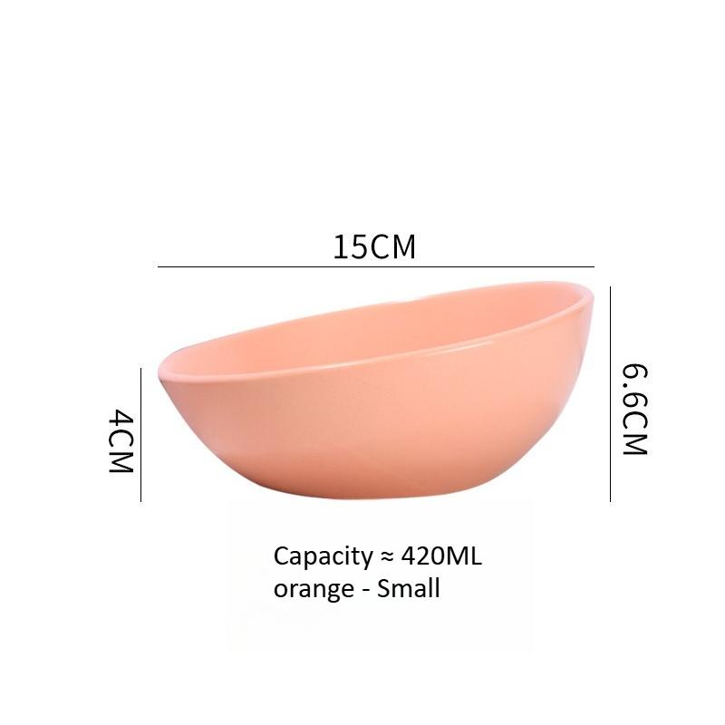 

Cat Bowl Ceramic Pet Cat Double Bowl Cervical Vertebra High Foot Oblique Iron Frame Anti-overturning Dog Food Basin