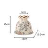 Vintage Floral Texture Ceramic Vase Table Decoration Flower Arrangement Creative Bag Shape Flowers Vases Room Aesthetic Decor