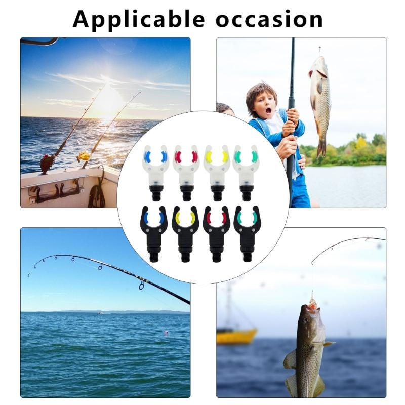 4Pcs Carp Fishing Rod Rest Head Grippers Nonslip Fishing Rod Stand With Silicone  Gaskets Carp Fishing Rod Rest Head