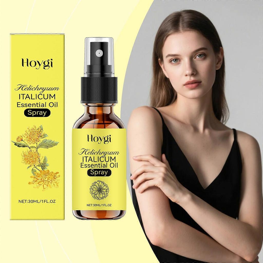 3X Hoygi Essential Oil Spray, Organic Helichrysum Italicum Natural Anti-Aging Skincare