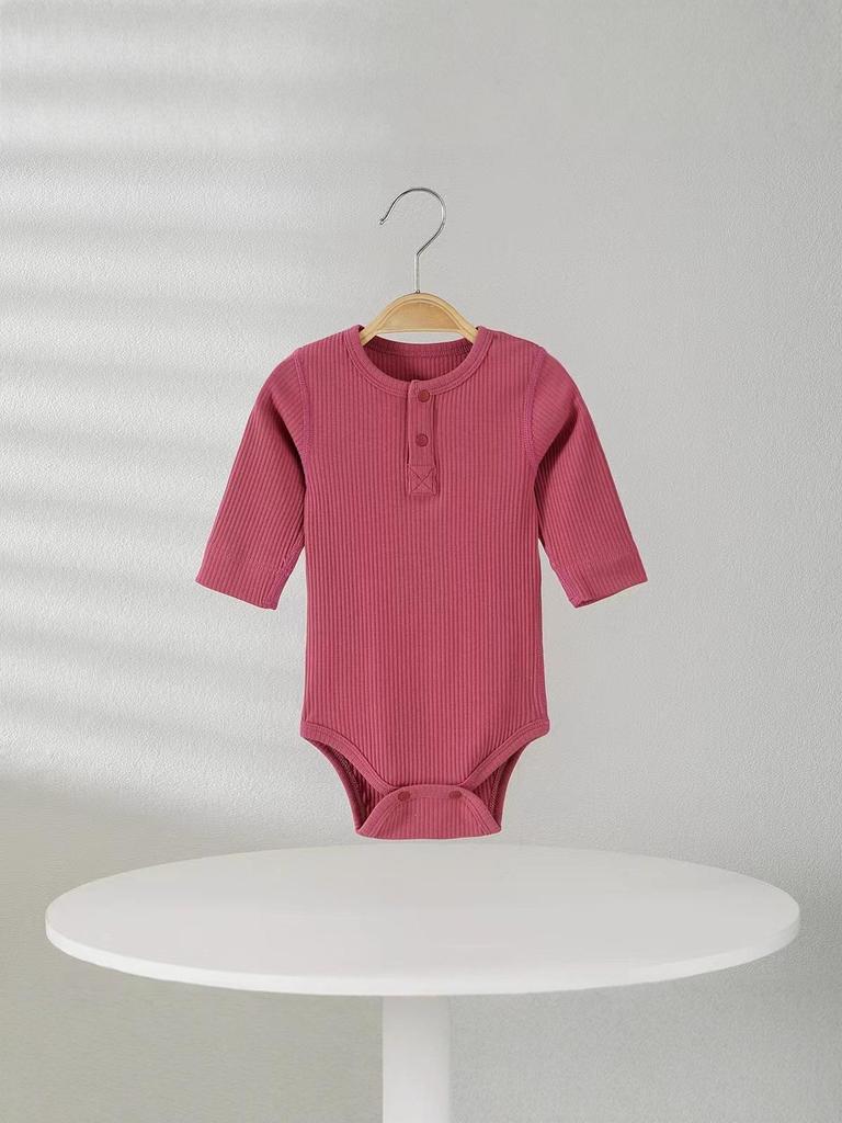 Purple Dopamine Autumn Romper: Trendy Baby Outfit