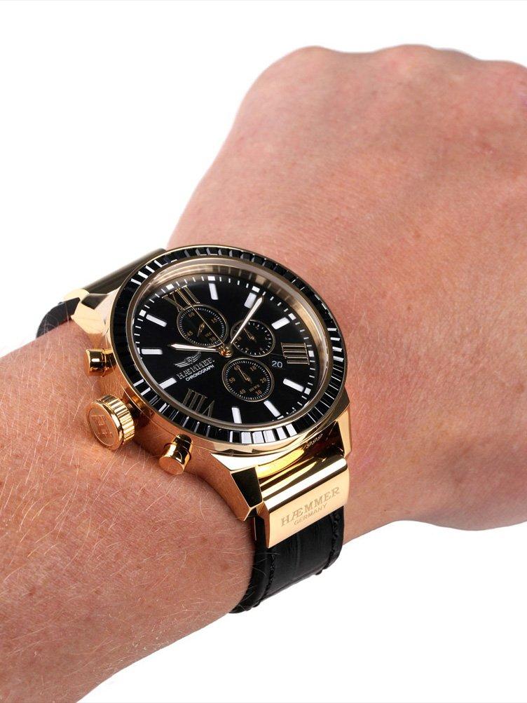 Hemmer Watch German Brand Unisex Japanese Quartz Chronograph 45mm 10ATM Limited to 999 pieces Dark Secret BD-05 [Item]