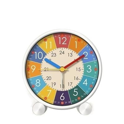 Orologio Silenzioso per Bambini Orologio Elettronico Creativo Decorazione da Scrivania Sveglia Educazione Precoce