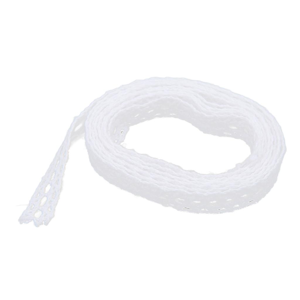 Krajková stuha bavlněná příze 20 yardů bílá dutá dekorativní doplňky pro DIY oblečení dárek