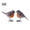 Decorative Garden Accents 2Pcs Outdoor Bird Ornaments, Realistic Pastoral Figurine, Resin Crafts for Desktop Weatherproof Lifelike Animal Sculpture