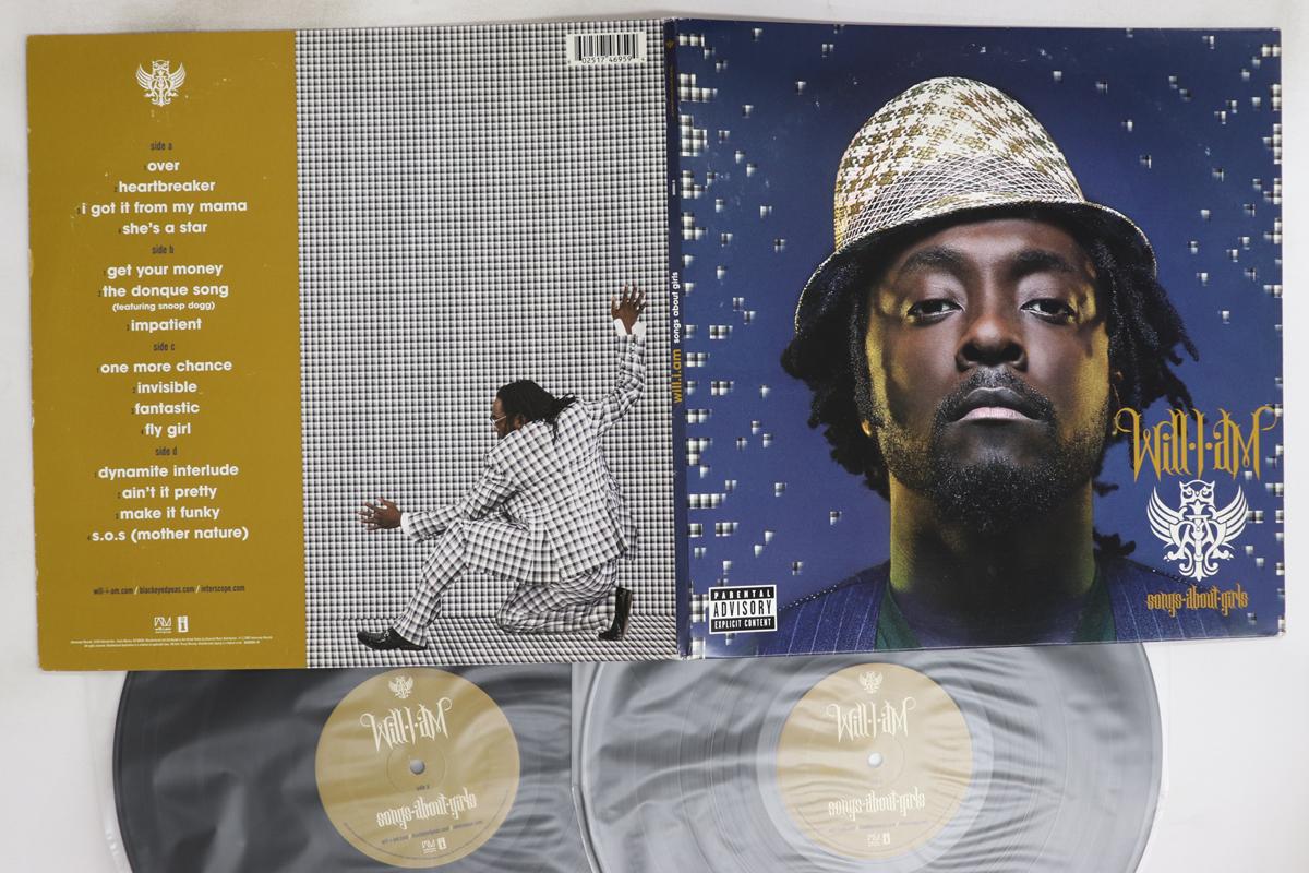 

LP Record WILL I AM - Songs About Girls B000996401 INTERSCOPE 2007 US Rap & Hip-Hop/R&B Used