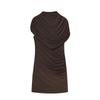 European Style Autumn 2025 Layered Pleated Short Dress