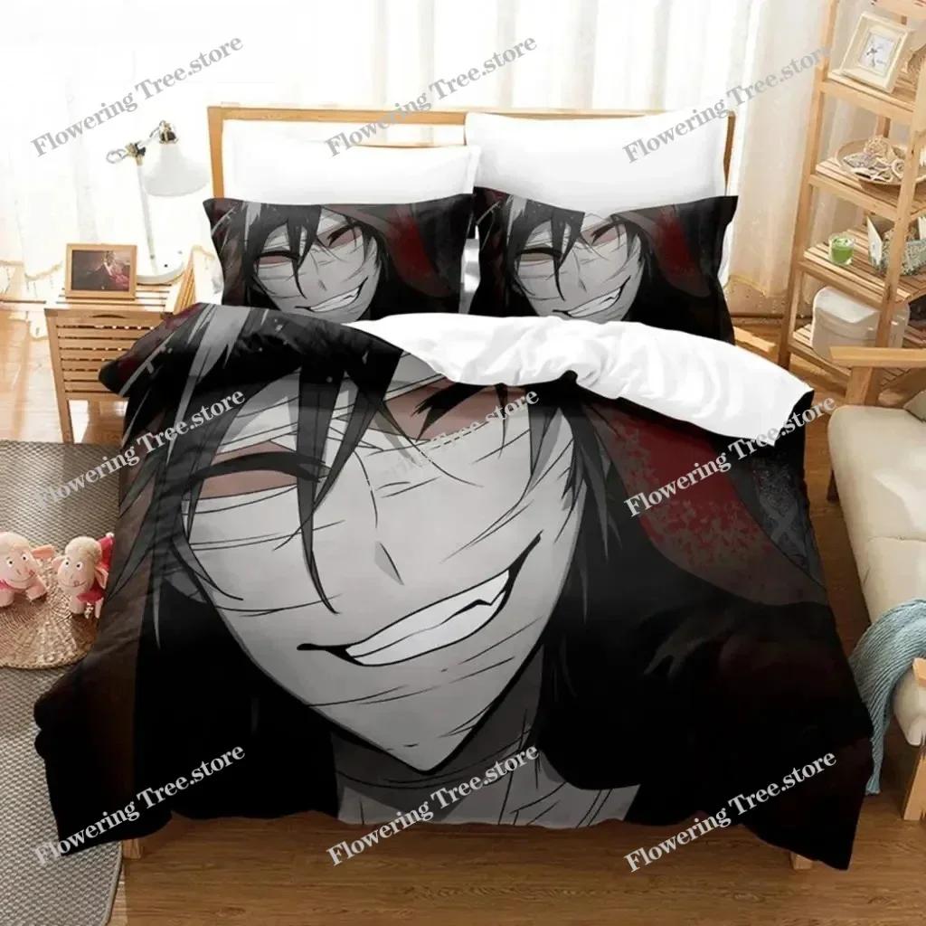 Anime Angels of Death Bedding Set Boys Girls Twin Queen Size Duvet Cover Pillowcase Bed Kids Adult Fashion Home Textileextile029