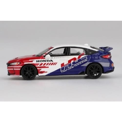Sunrich MINI GT 1/64 Scale Honda Civic Type R 2024 Pace Car HRC (Left-Hand Drive) Finished Model MGT01079-L