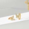 Cubic Zirconia Huggie Earrings 14k Gold Plated Tiny Earrings Small Huggie Hoop Earrings Simple Lightweight Hoops Gift for Women