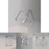 Supporto Triangolare Premium per PS5, Supporto Orizzontale Sottile Realizzato in Plastica Trasparente per le Esigenze di Raffreddamento della Console