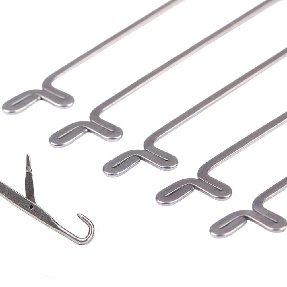 35Pcs Shortest ; 3.28inch Needle Hook Stopper Longest ;11.81inch Weave Knitting Tools  Carpets