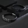 European-American Punk Bicycle Chain Titanium Steel Bracelet with Woven Cowhide In Stainless Steel Motorcycle Design.