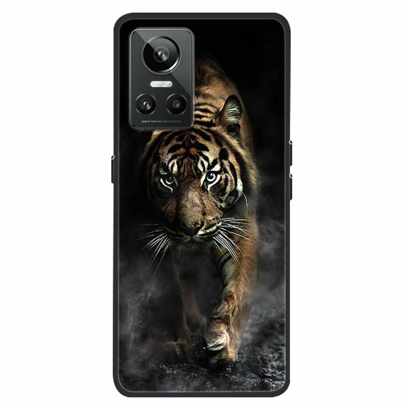 Mobilskal För Realme GT Neo3 Fodral Svart Silikon Mjuk Baksida För Realme GT Neo 3 Mobilskal Fodral RealmeGT G T Neo 3 Coque