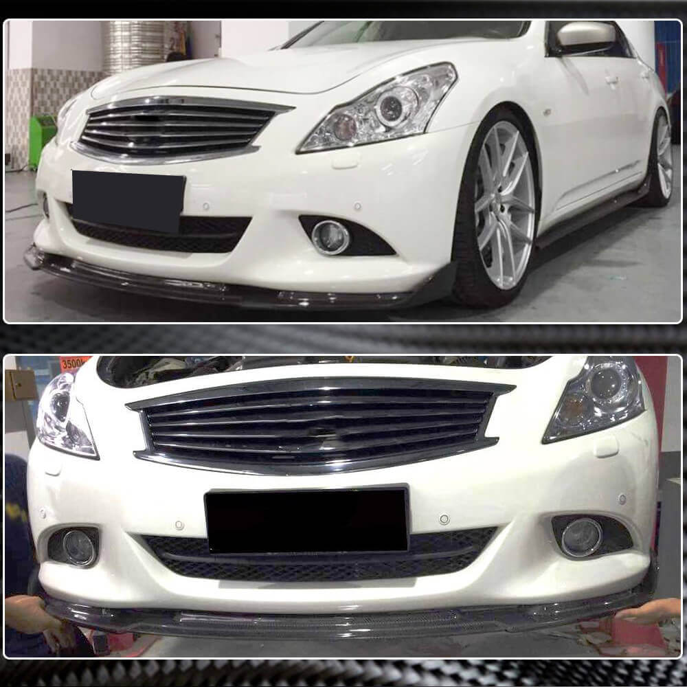 Front Bumper Lip Cover (for G37 SD 2009-2013, Carbon) for Infiniti G25/G35/37 (V36/CV36)