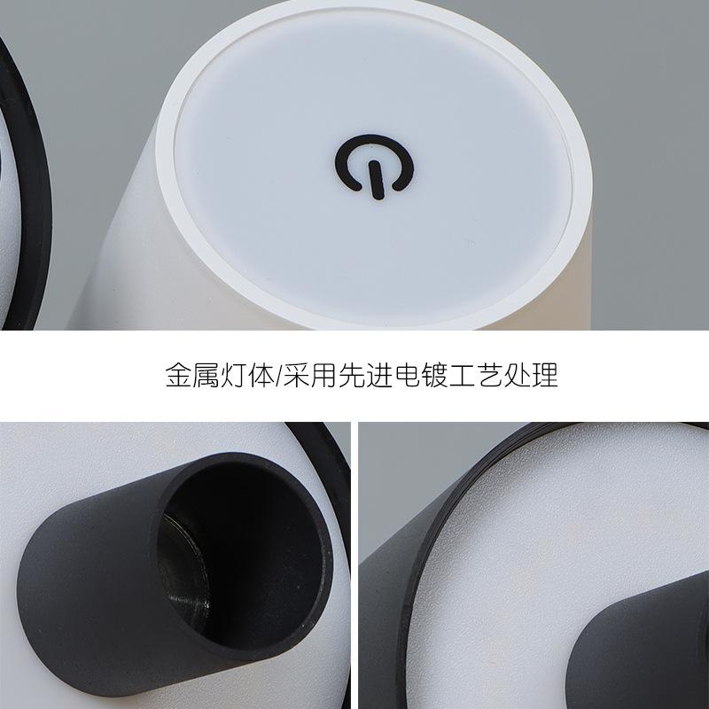 Mushroom Lamp Charging Desk Lamp Removable Disassembly Creative Desk Lamp Portable Decoration Bar Clear Bar Atmosphere Desk Lamp