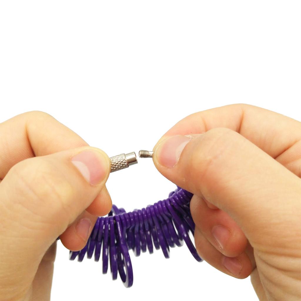 Precisions Ring Measurement Tool for Jewelry Sizing 5 Vibrant Color Compact Plastic Texture Finger Gauge Retro Accessory