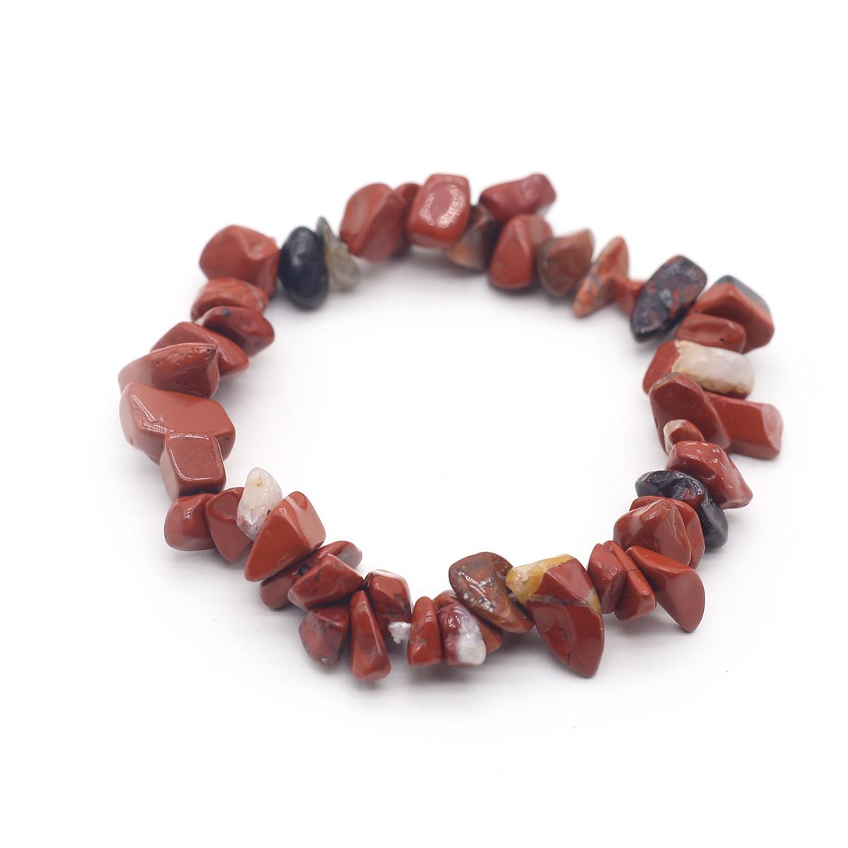 

1 шт., браслет из натурального камня, нерегулярный кристалл, аметист, агат, флюорит, синяя бирюза, опал, браслеты для женщин и мужчин, ювелирные изделия 19 см 1Pcs/Redstone