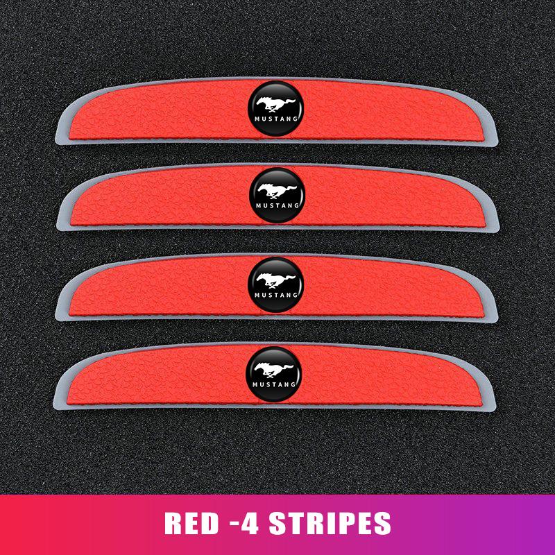 ITES5 For Ford 4pcs Car Door Edge Protection Guards Anti-scratch Stickers Anti-collision Strip Accessories Escape Ecosport Explorer