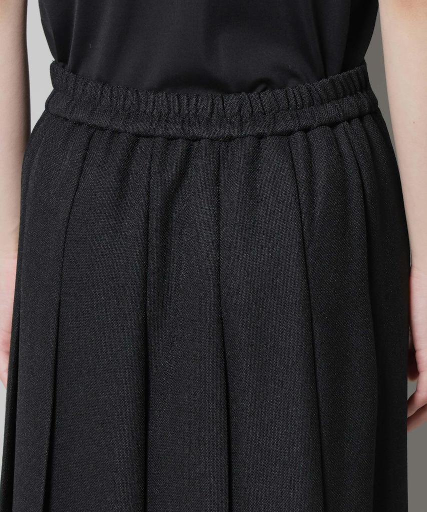 Nano Universe Wide Pleated Long F Women's Skirt, 040, Beige, 673-5230316