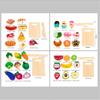 1Pc Wooden Kitchen Pretend Play Food Cutting Toy With Storage Bag Suitable For Children 18 Months And Up