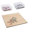 Wood Soft Puzzle Tabletops Game Board Game Social Skill Brains Building Game for Family Fun Kids Educational Toy Multicolor
