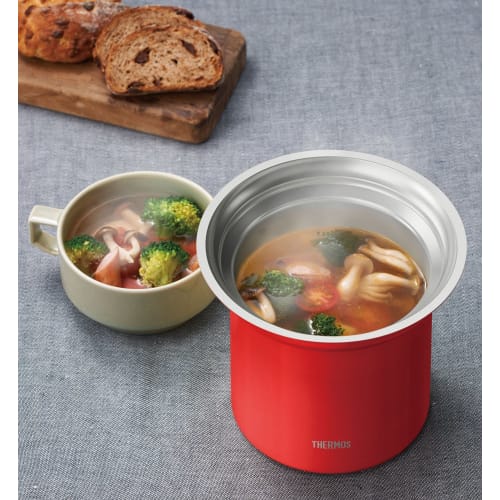 Thermos Vacuum Insulated Table Soup Jar 1L Tomato KJC-1000 TOM
