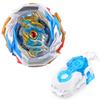 Toupie de Combat Métallique Gyro Jouet Con Lanceur à Corde, Gyroscope de Combat, Toupie de Combat d'Arène Cadeau Cadeau d'Anniversaire