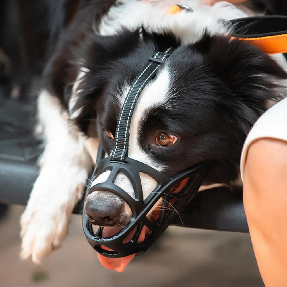 

2pcs Adjustable Pet Mouth Cover Anti-barking Dog Mouth Mask Pet Accessories Dog Muzzle Outdoor S
