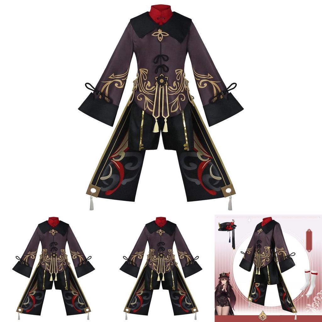 Genshin Impact Hutao Kostium Cosplay Uniforma Chiński Styl Uroczy Kostium Na Halloween