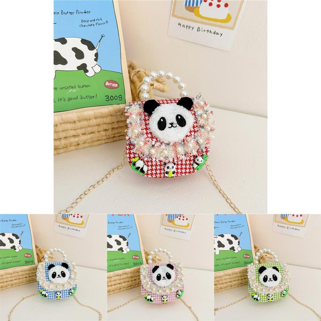 Stylish Children's Mini Panda Shoulder Bag Cute Animal Design For Girls And Boys