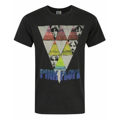 Męski T-shirt Junk Food Triangles Pink Floyd