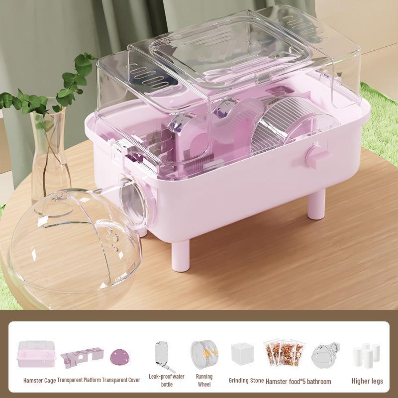 Luxury Acrylic Travel Cage for Baby Golden Hamsters