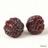 Rosewood Carved Pixiu Ornament: Gourd & Dragon Turtle Handicraft