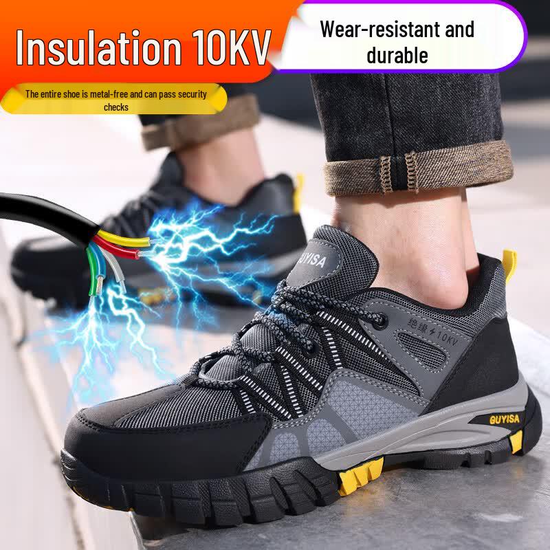 Junbu Men s 10KV Insulated Electrician Safety Shoes 43